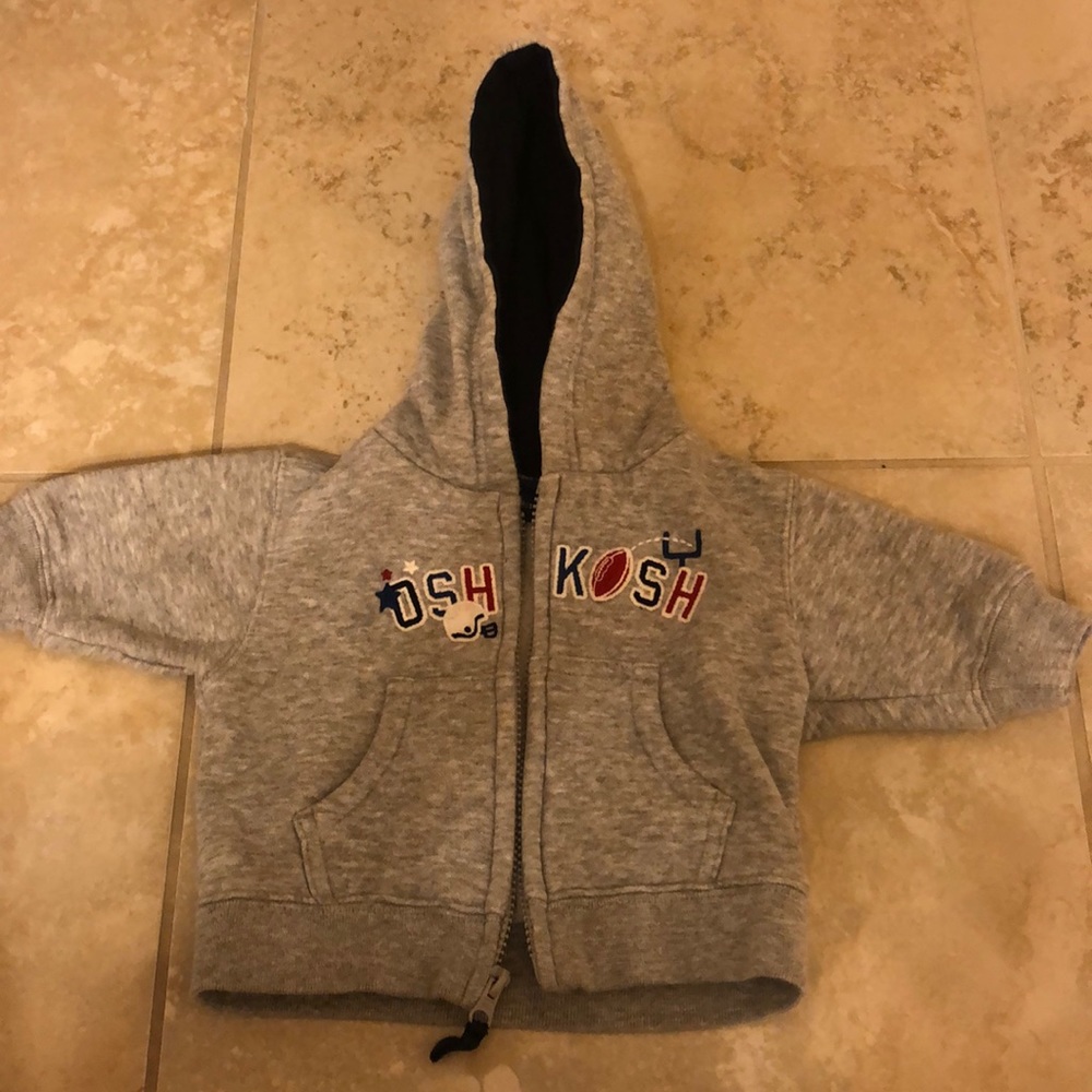 Zipper sweater with hood